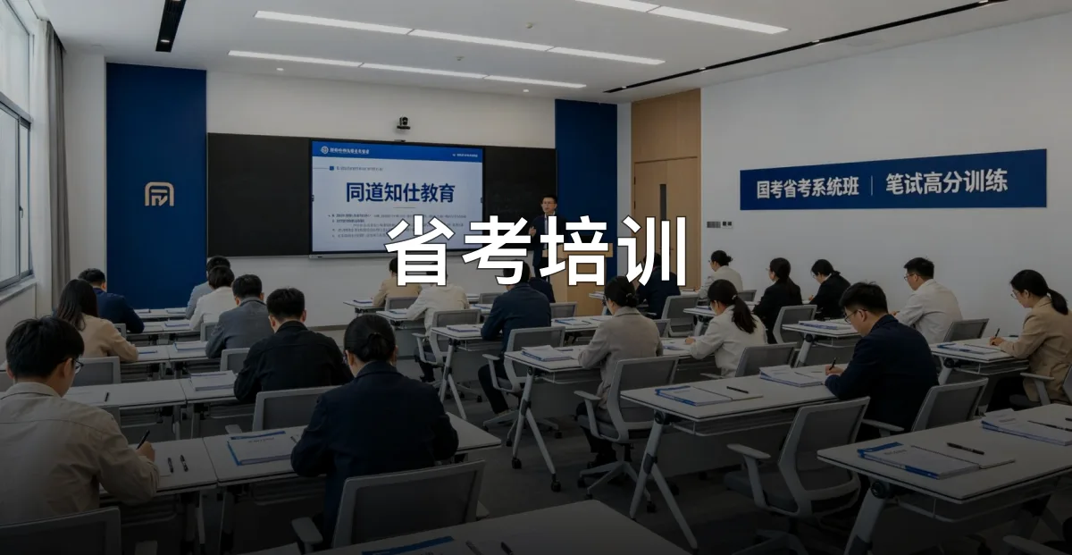 省考培训 · 石家庄同道知仕教育科技有限公司官方服务认证